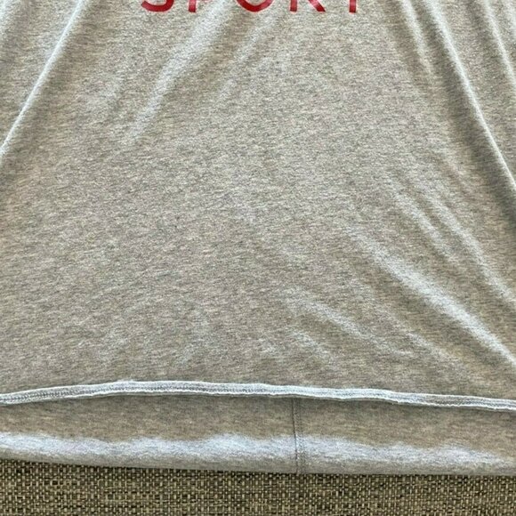 𝅺tommy Hilfiger Women's Gray Sport Shirt Size Medium - Picture 3 of 8